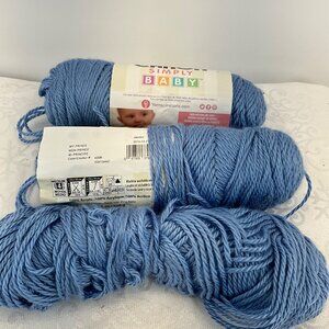 Caron Simply Baby Acrylic Yarn Bundle‎ My Prince 100% Acrylic Medium